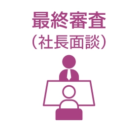 最終審査（社長面談）